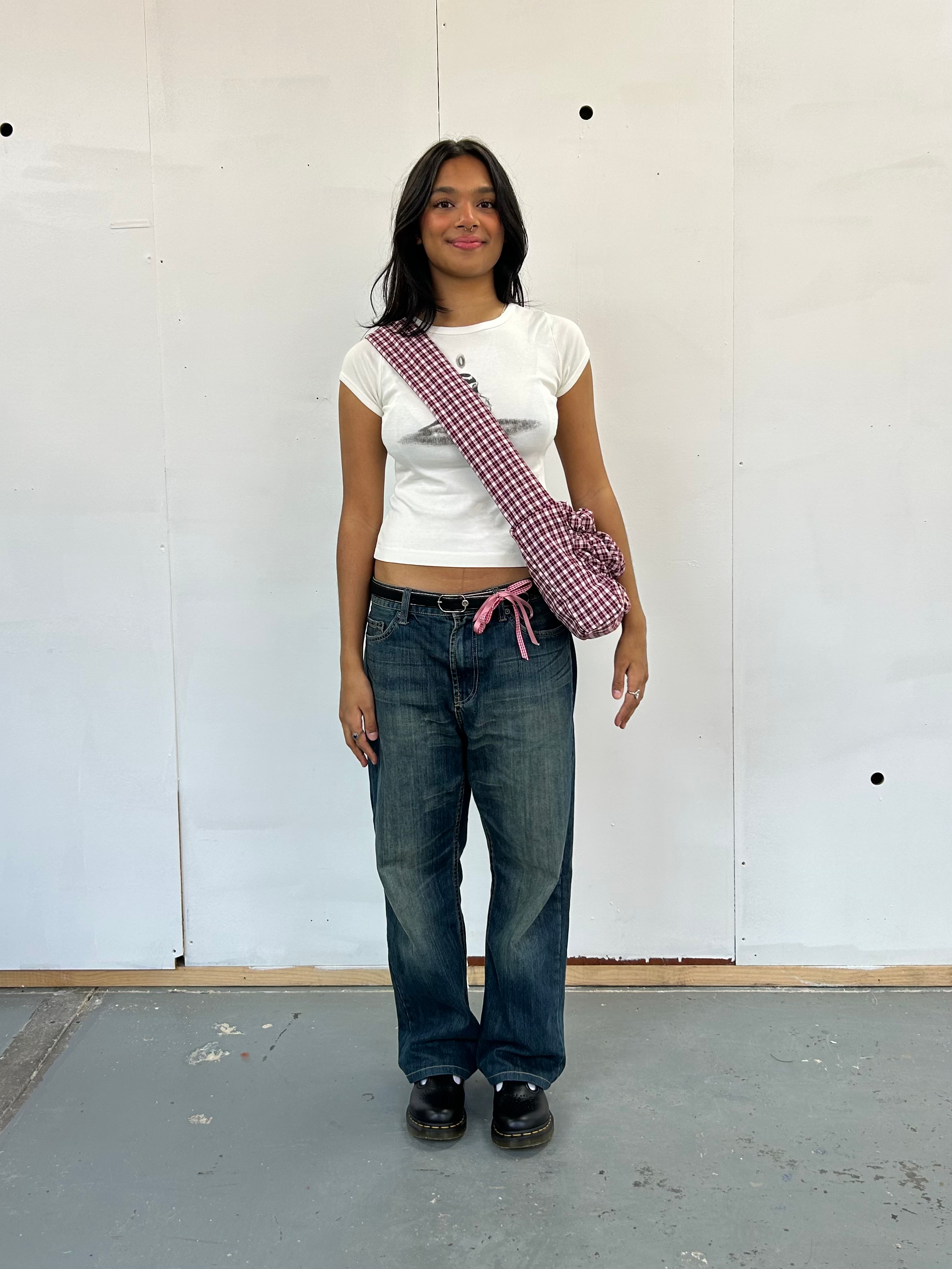 Picnic Scrunch iPad Kid Clinger in Maroon (adjustable) image 3