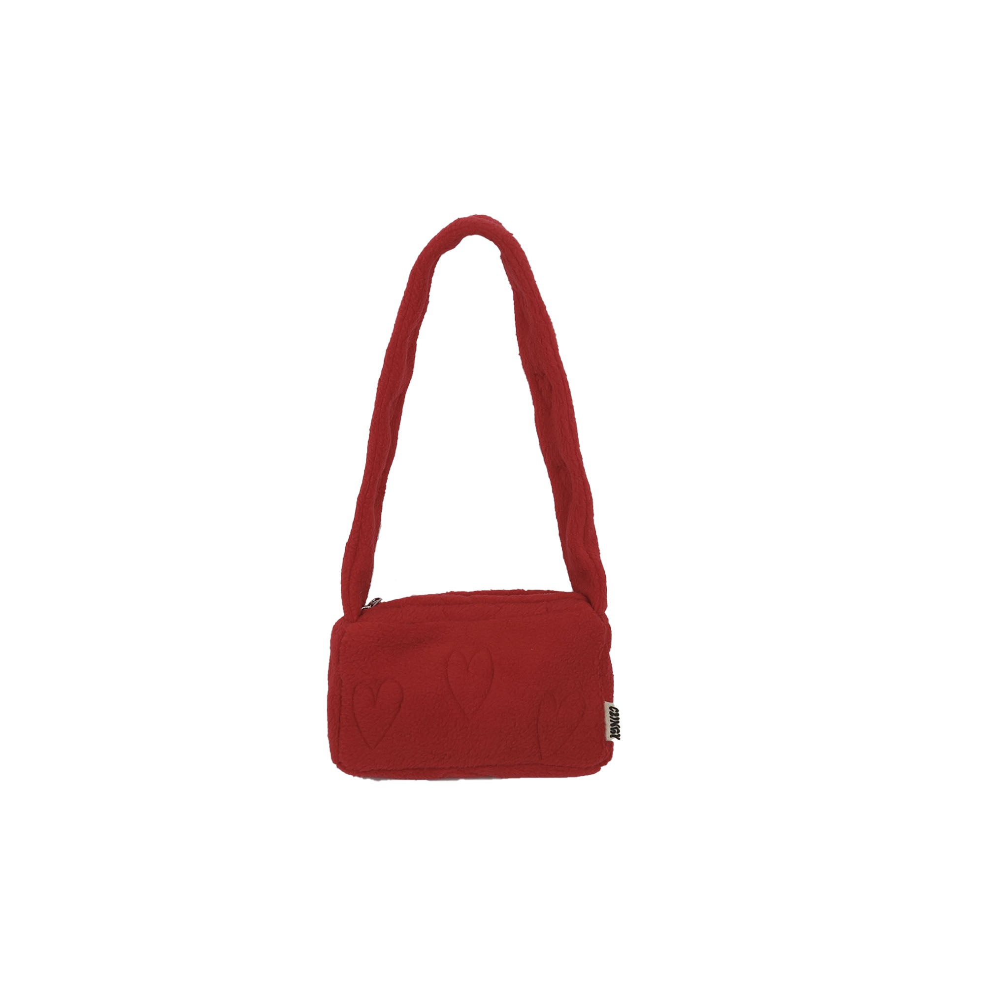 Red Fuzzy Lovey Shoulder Clinger image 0