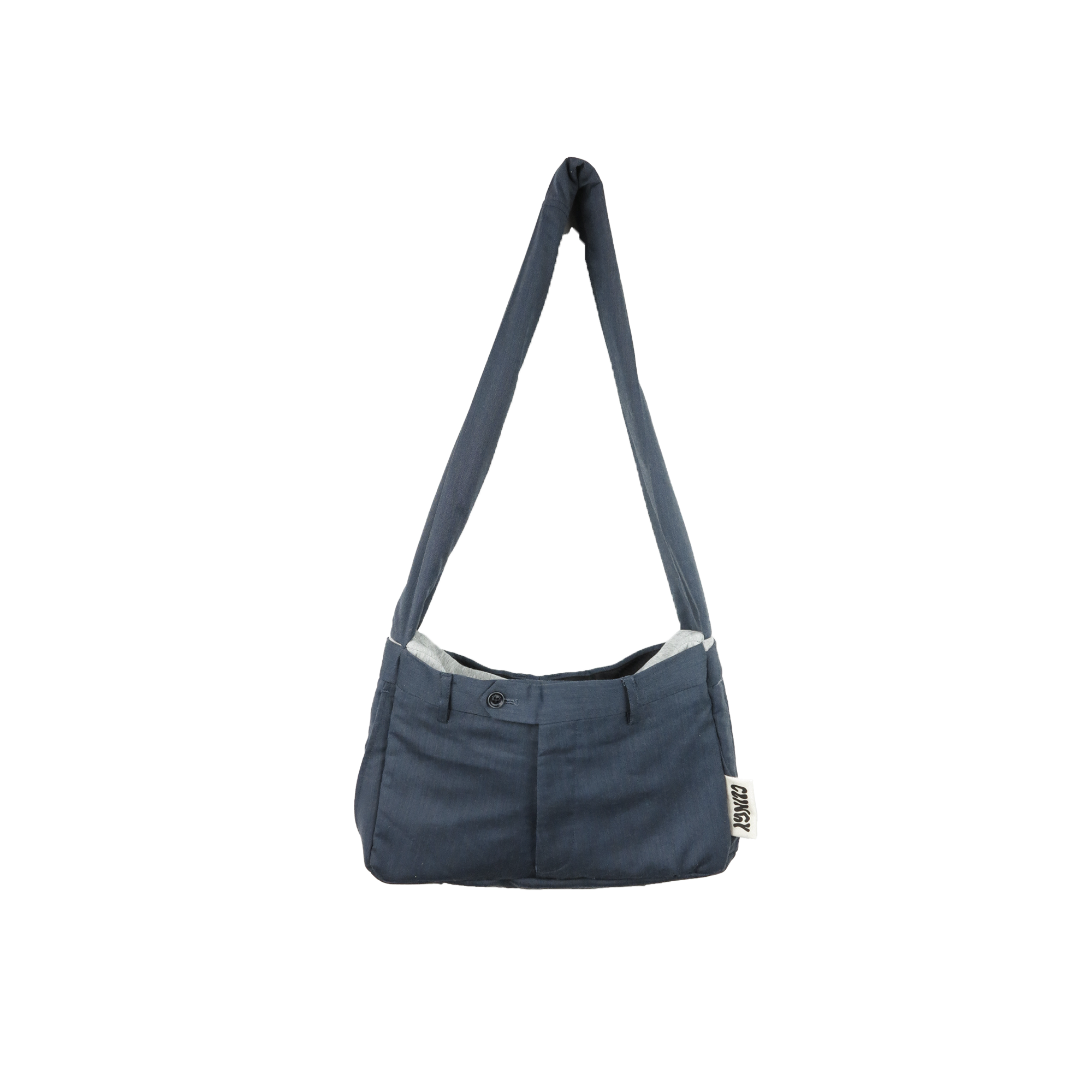 Dress Code iPad Kid Clinger - Blue/Grey Trousers image 0