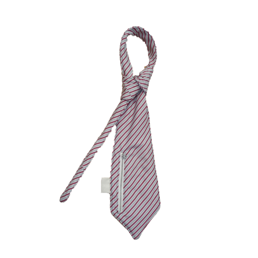 Big Boss Tie Clinger - Red/Grey image 1
