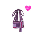 Purple Gingham Shoulder Clinger image 0