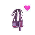 Purple Gingham Shoulder Clinger image 0