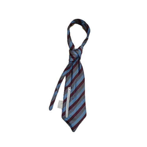 Big Boss Tie Clinger - Blue/Maroon image 1