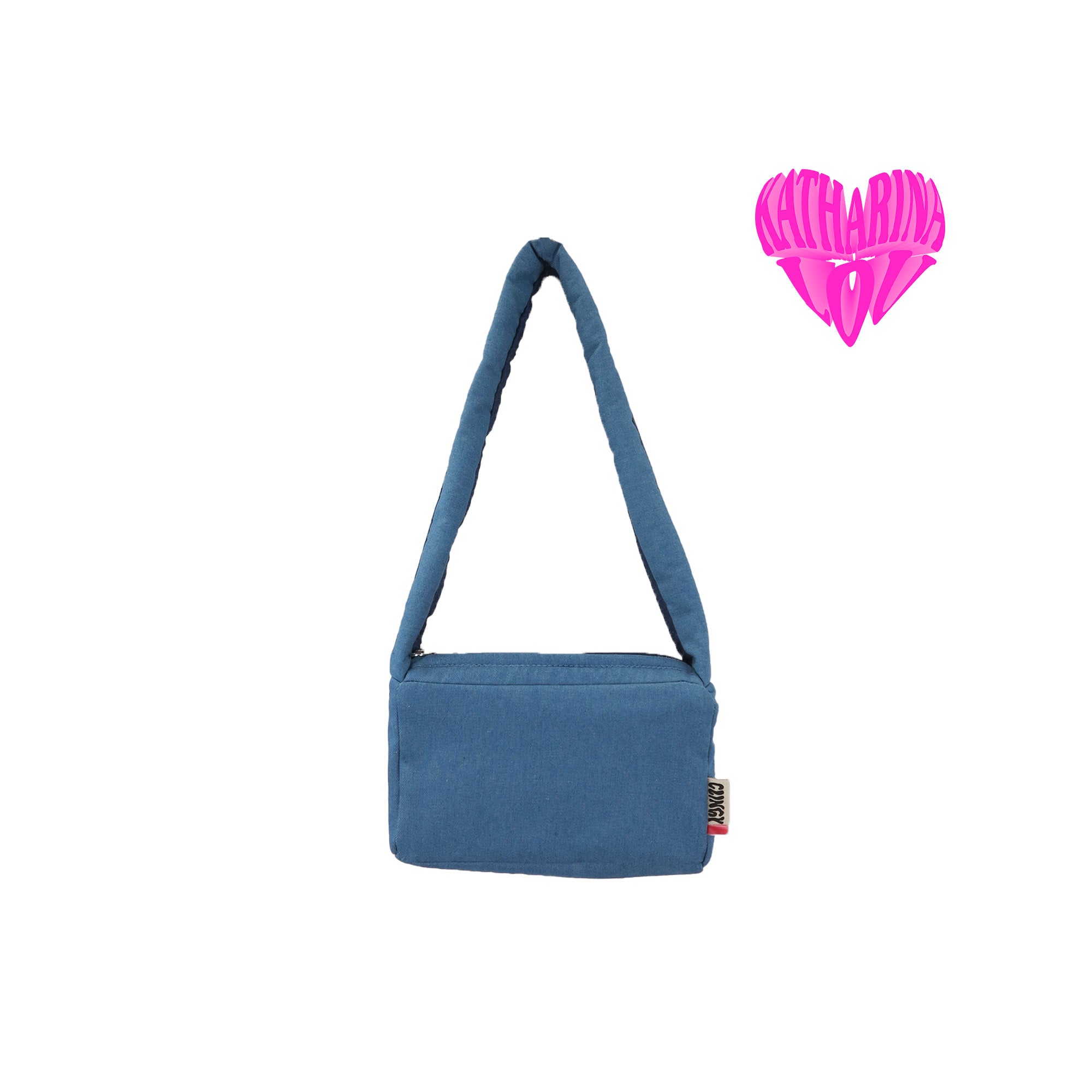 Two Tone Blue Shoulder Clinger image 0