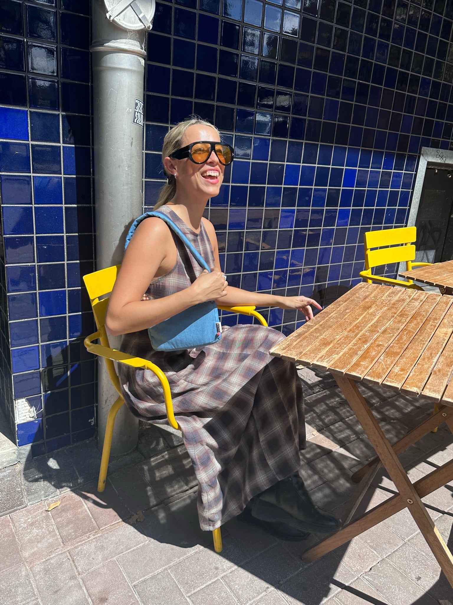 Two Tone Blue Shoulder Clinger image 2